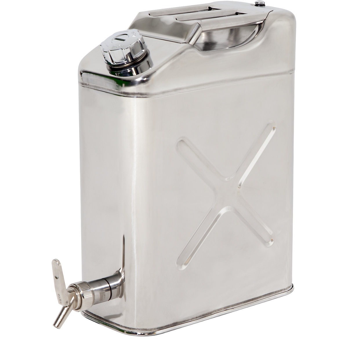 Sicherheitskanister mit Feindosierhahn