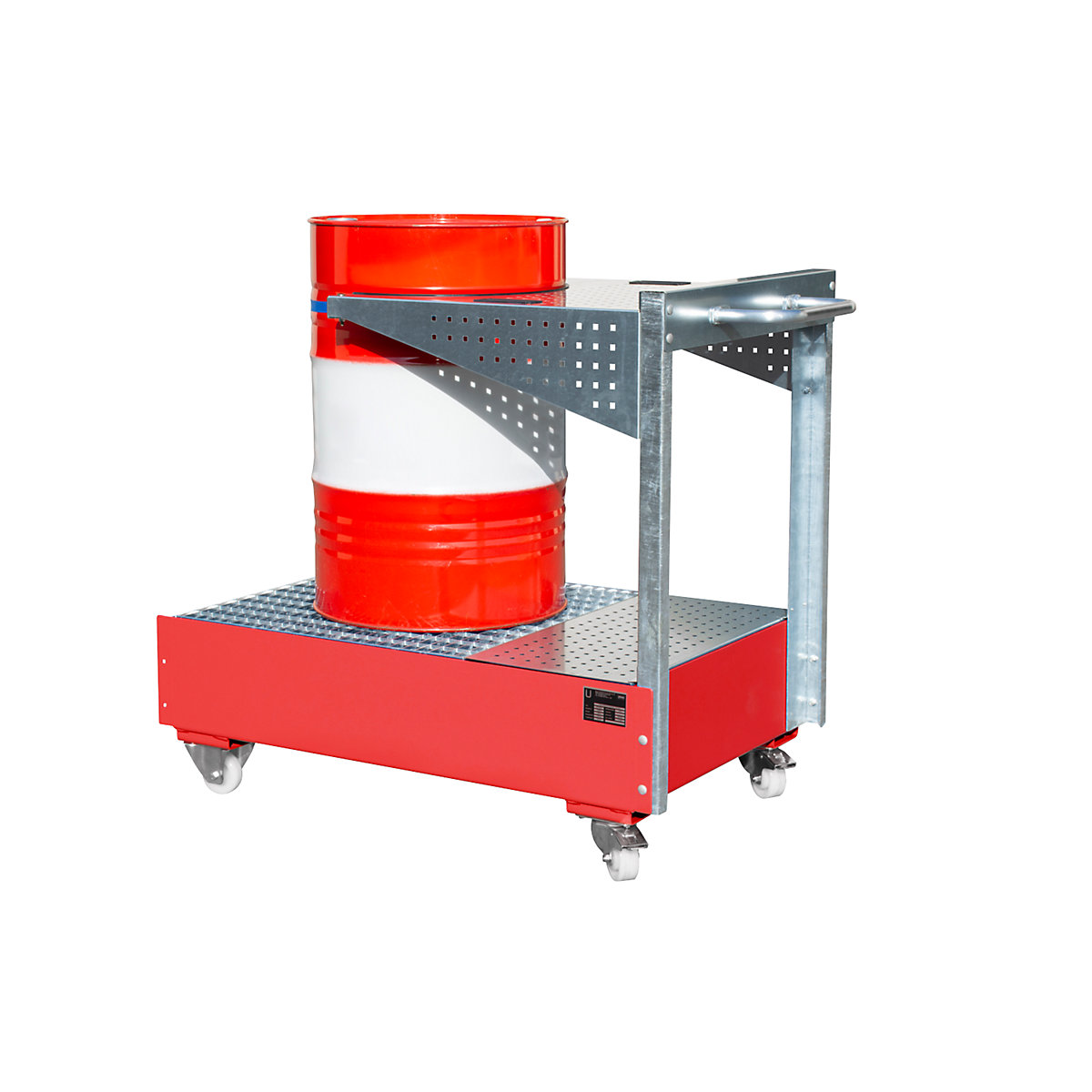 Fahrbare Auffangwanne mit Lochplattenkonsole (Produktabbildung 2)-1
