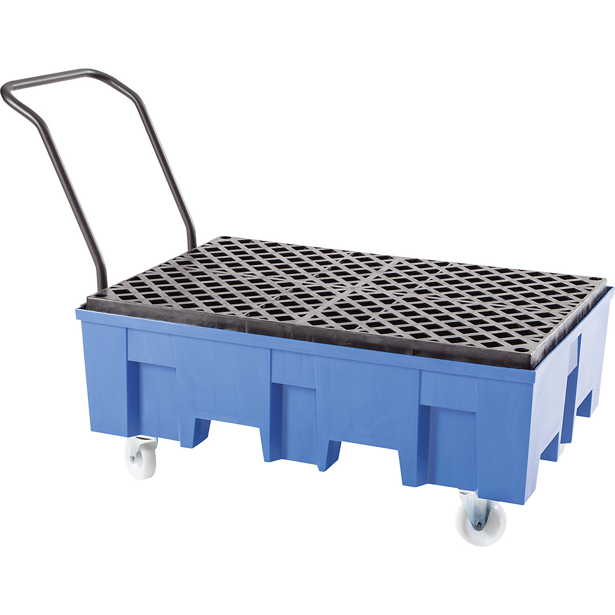 Kaiserkerkraft Mobile PE Spill Pallet 2x200L Blue/Black 5
