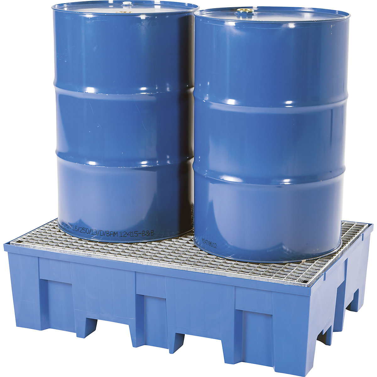 PE-Auffangwanne für 2 Fässer à 200 Liter (Produktabbildung 8)-7