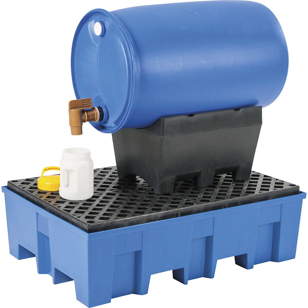 PE-Auffangwanne für 2 Fässer à 200 Liter (Produktabbildung 8)-7