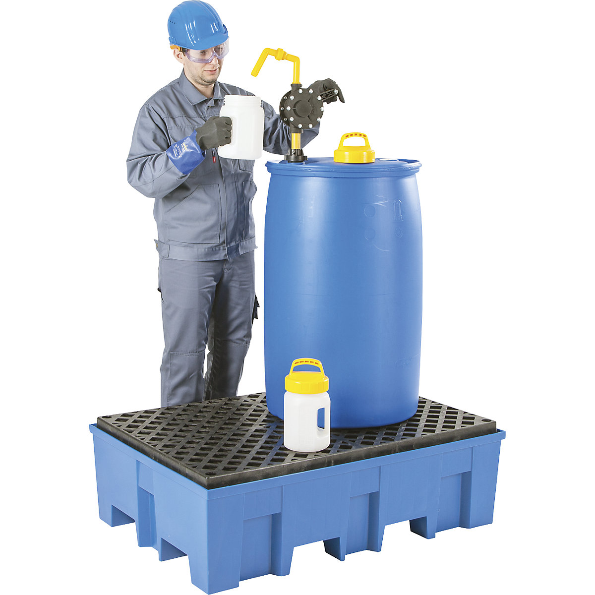 PE-Auffangwanne für 2 Fässer à 200 Liter (Produktabbildung 10)-9