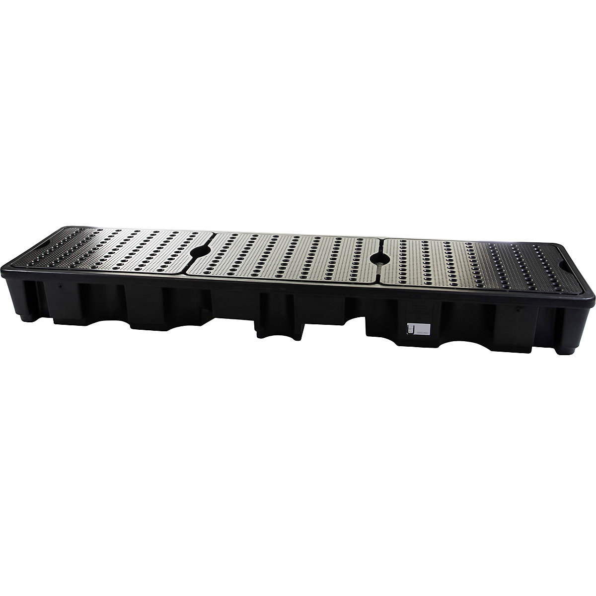PE-Auffangwanne für 4 x 200-l-Fässer in Reihe (Produktabbildung 2)-1
