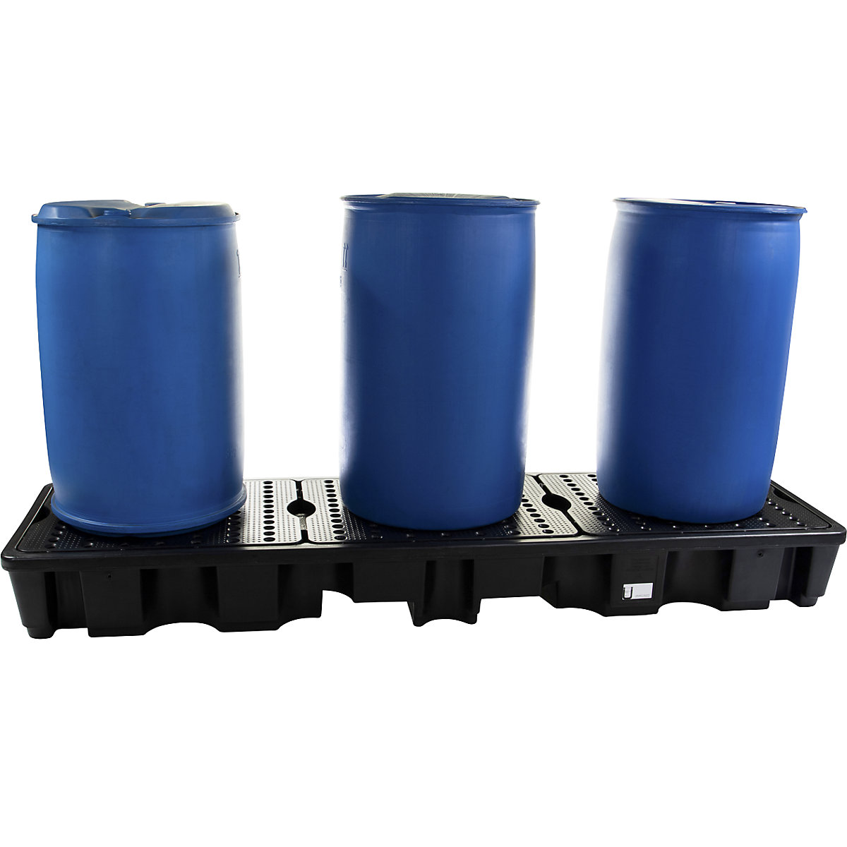 PE-Auffangwanne für 4 x 200-l-Fässer in Reihe (Produktabbildung 4)-3