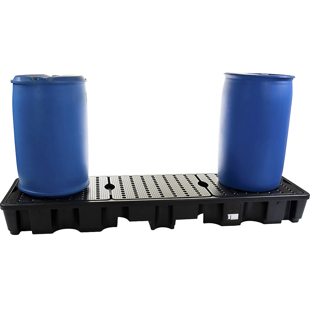 PE-Auffangwanne für 4 x 200-l-Fässer in Reihe (Produktabbildung 5)-4