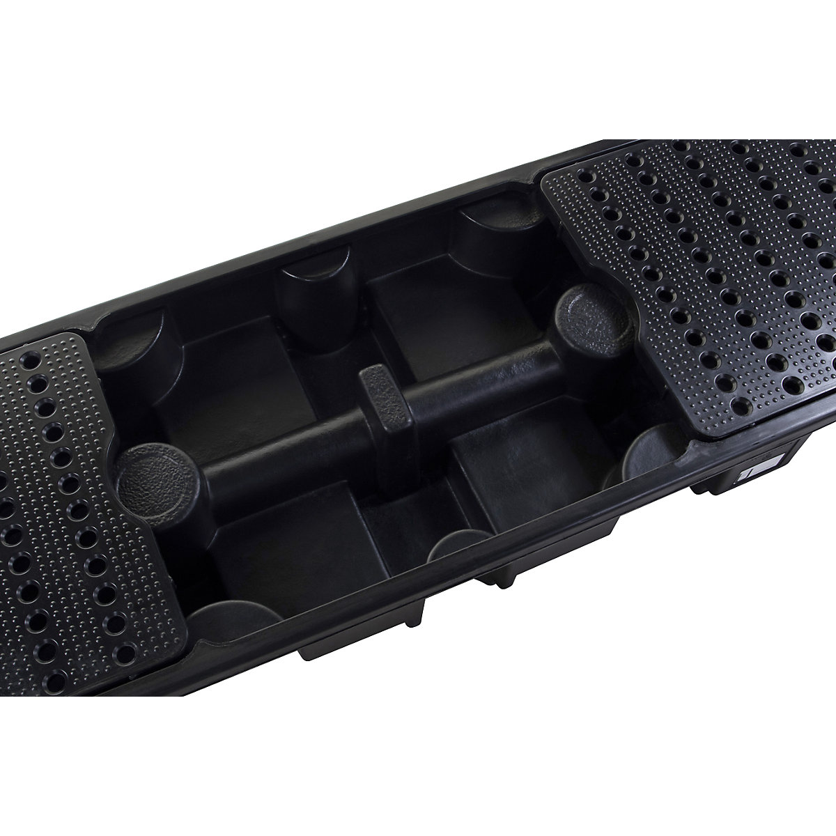 PE-Auffangwanne für 4 x 200-l-Fässer in Reihe (Produktabbildung 6)-5