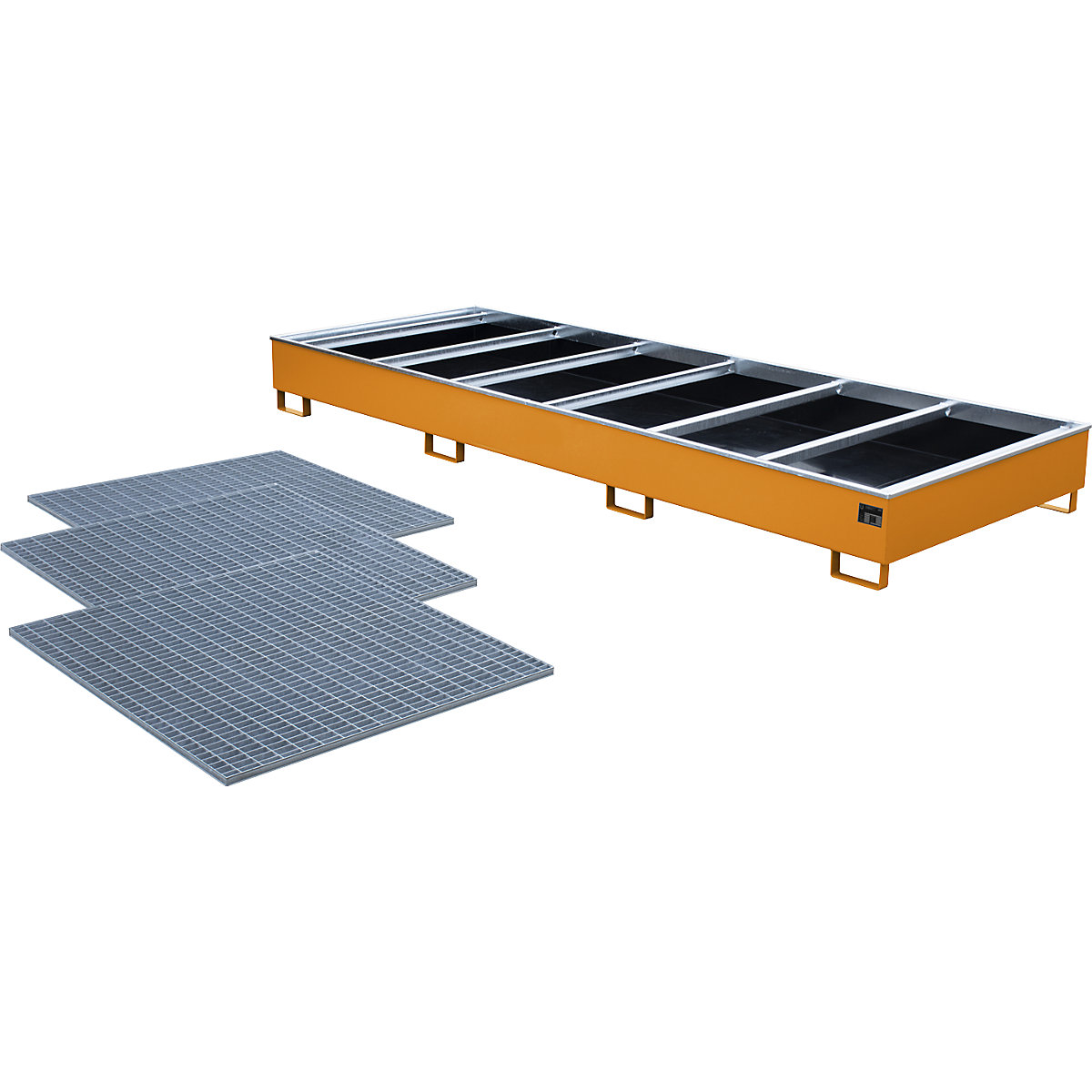 Regal-Bodenwanne mit PE-Einsatz eurokraft pro (Produktabbildung 3)-2
