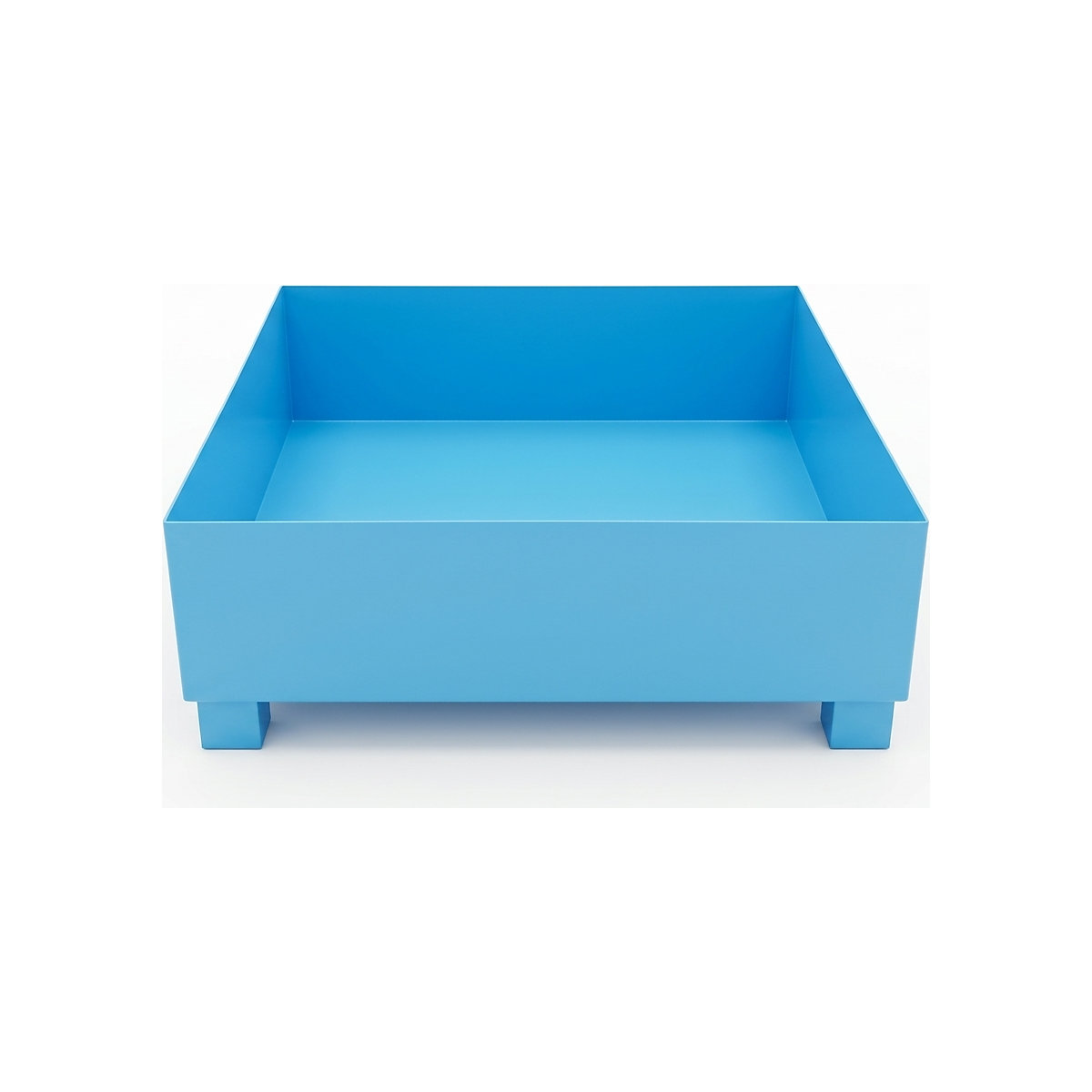 Stahl-Auffangwanne für 200-l-Fässer, mit Zulassung eurokraft basic (Produktabbildung 4)-3