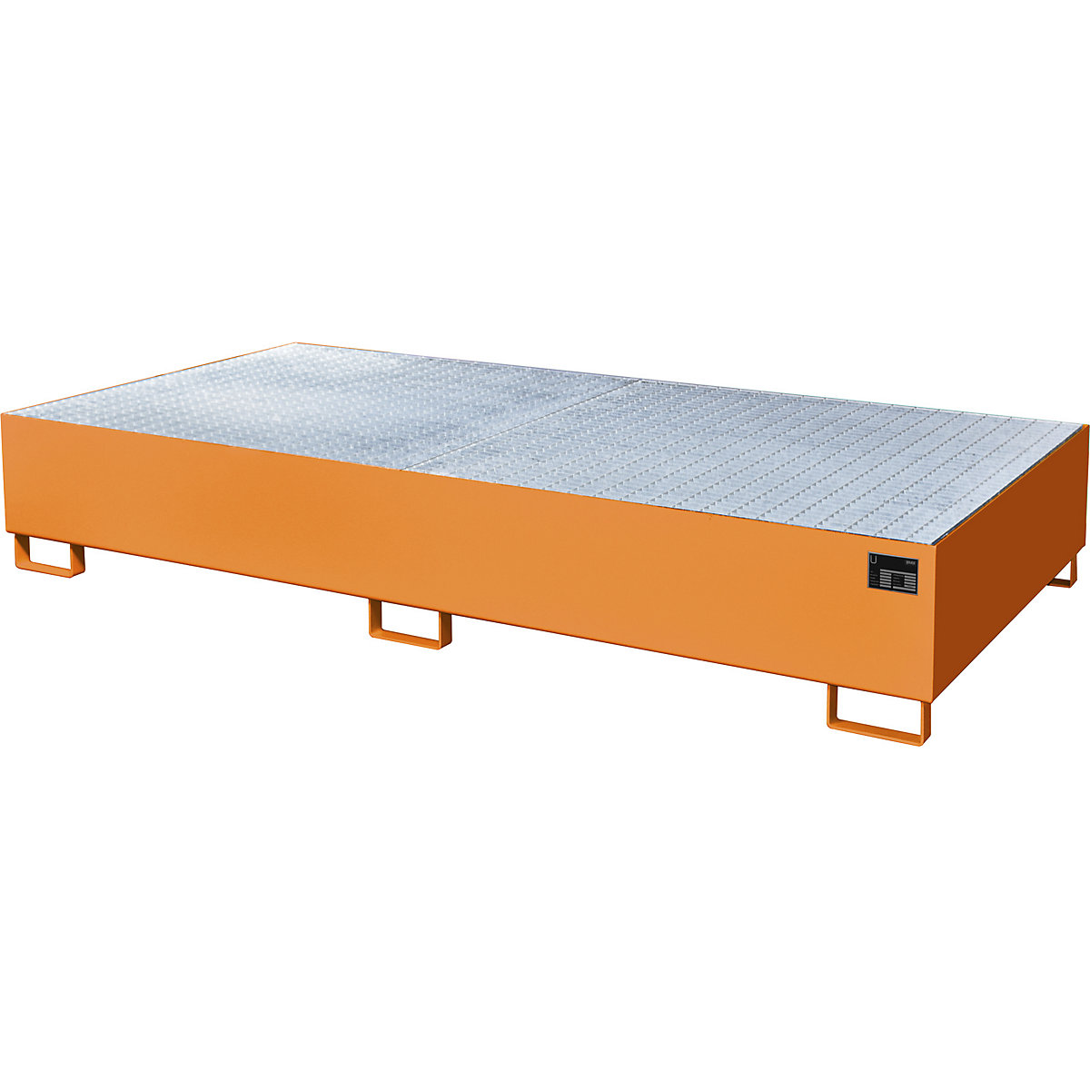 Stahl-Auffangwanne für Tankcontainer IBC / KTC eurokraft pro (Produktabbildung 2)-1