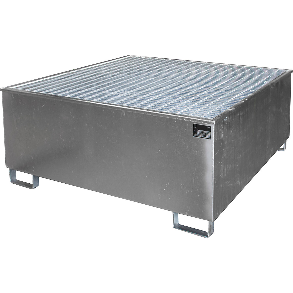 Stahl-Auffangwanne mit PE-Einsatz eurokraft pro (Produktabbildung 4)-3