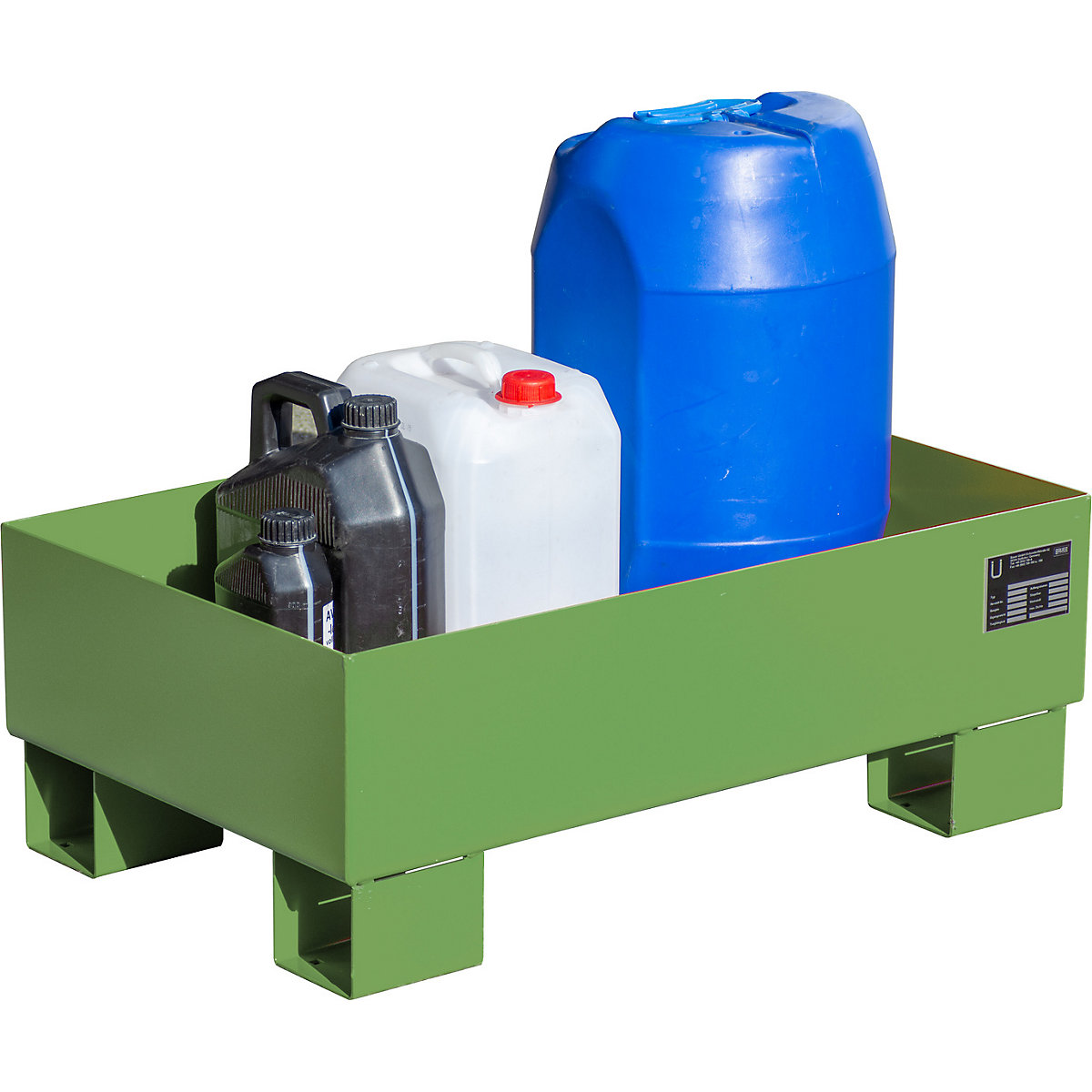 Stahl-Auffangwanne eurokraft pro (Produktabbildung 4)-3