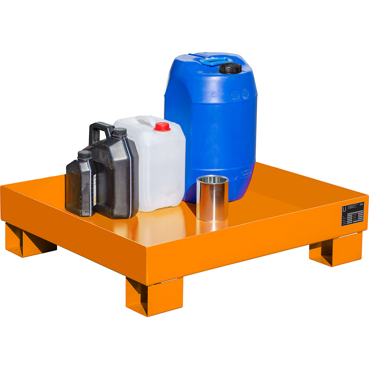 Stahl-Auffangwanne eurokraft pro (Produktabbildung 4)-3