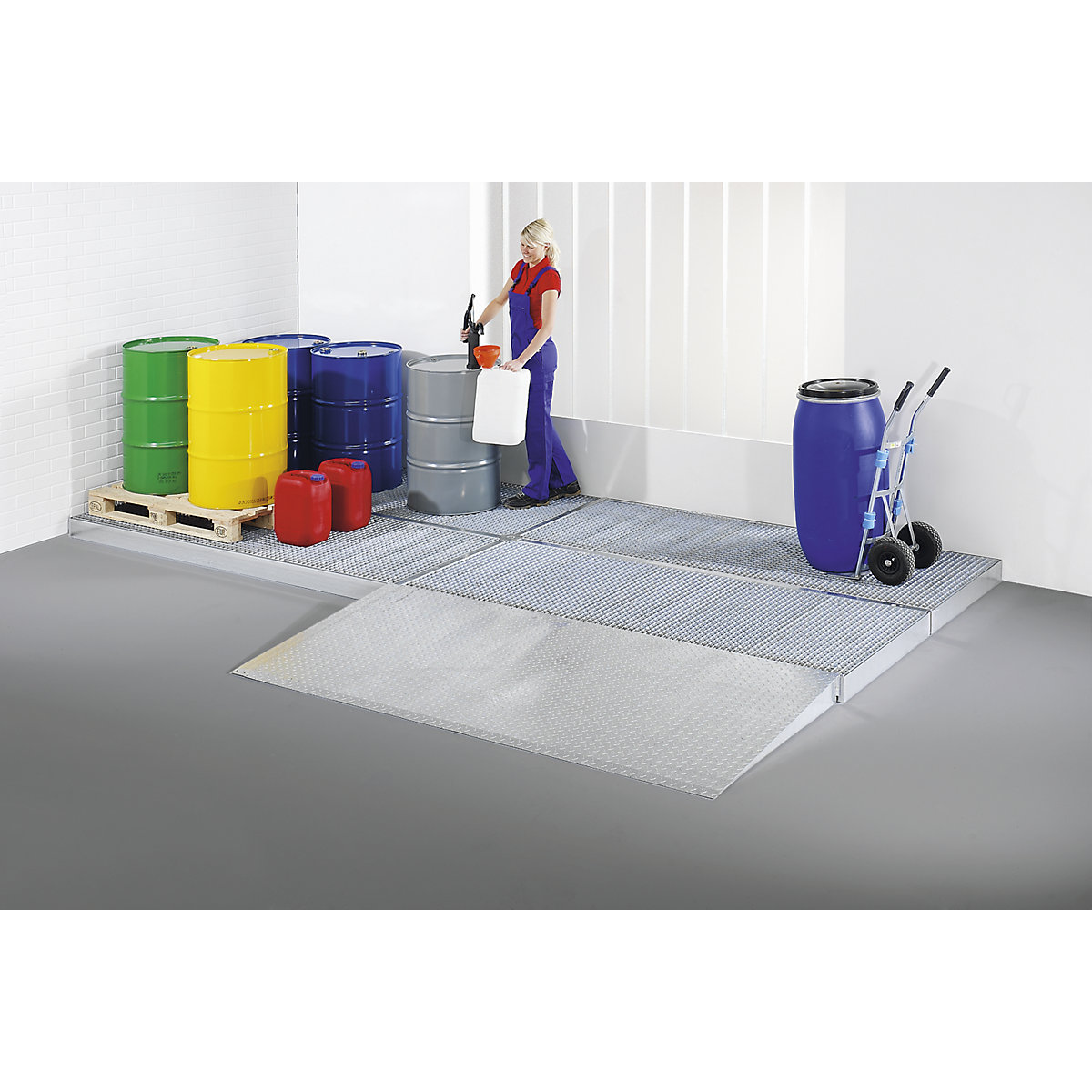 Verzinkte Stahl-Flachwanne LaCont (Produktabbildung 2)-1