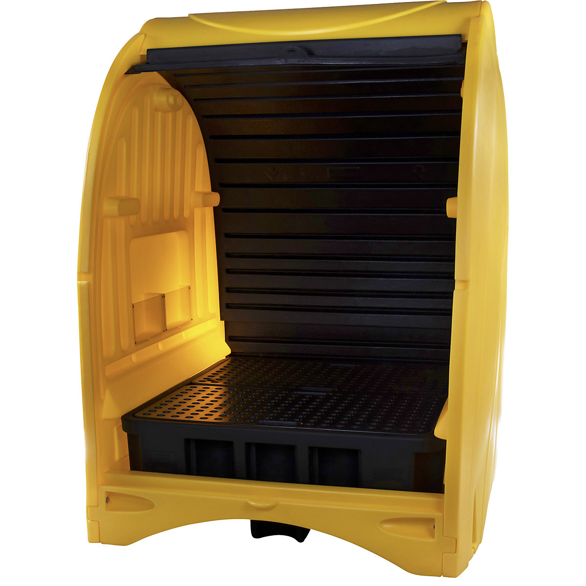 PE-Gefahrstoffdepot mit Jalousie (Produktabbildung 3)-2
