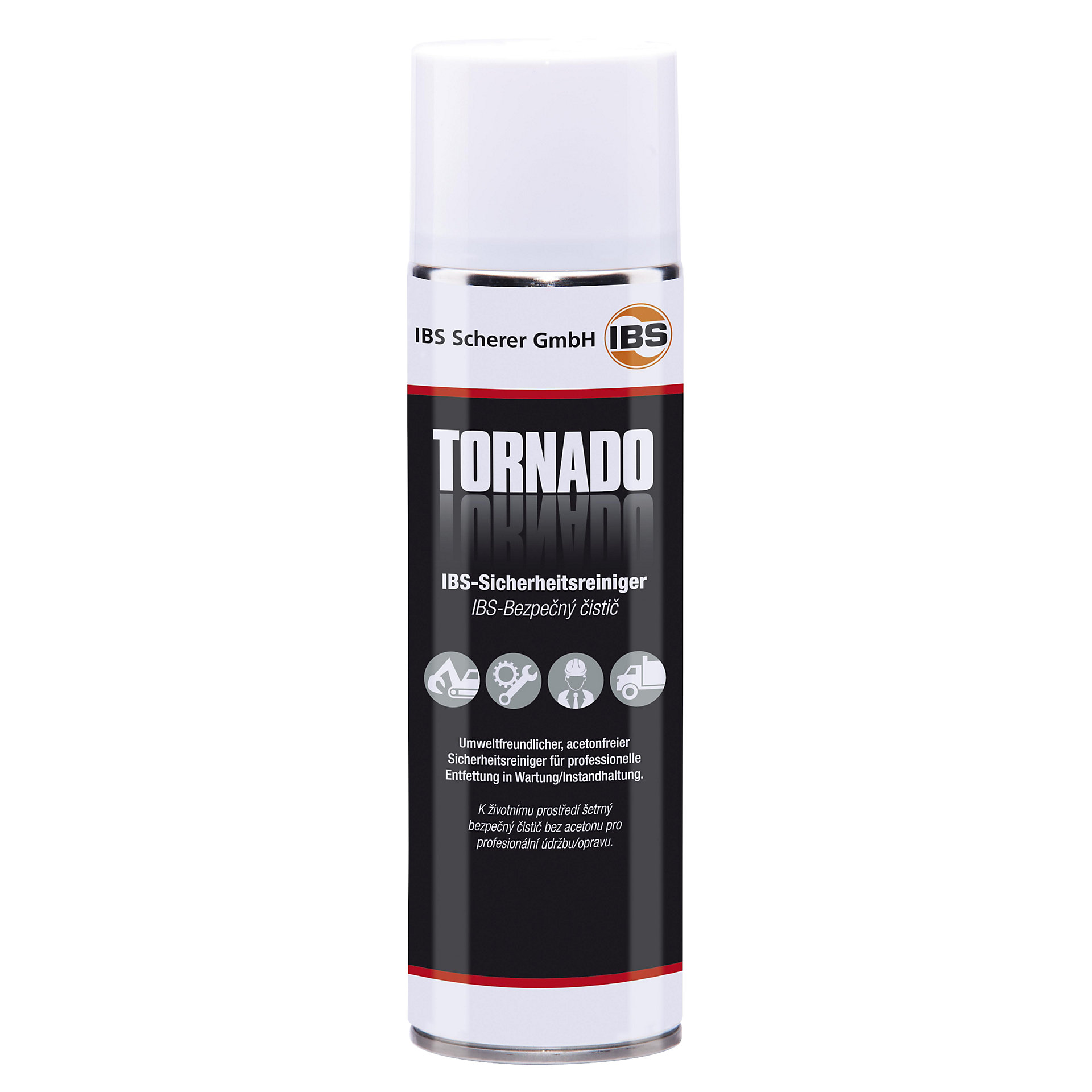 SaleSicherheitsreiniger TORNADO IBS SchererVE 12 Dosen-23%Netto 74,90 €57,11 €VE 12 Stück 9,52 € / Liter(1)+Bonus 5-8 Werktage