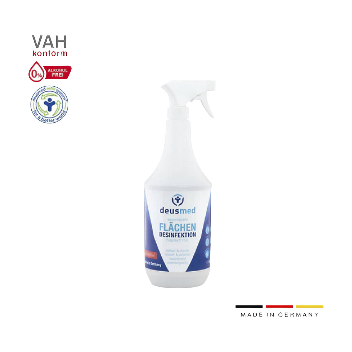 Flächendesinfektion deusmed®, alkoholfrei