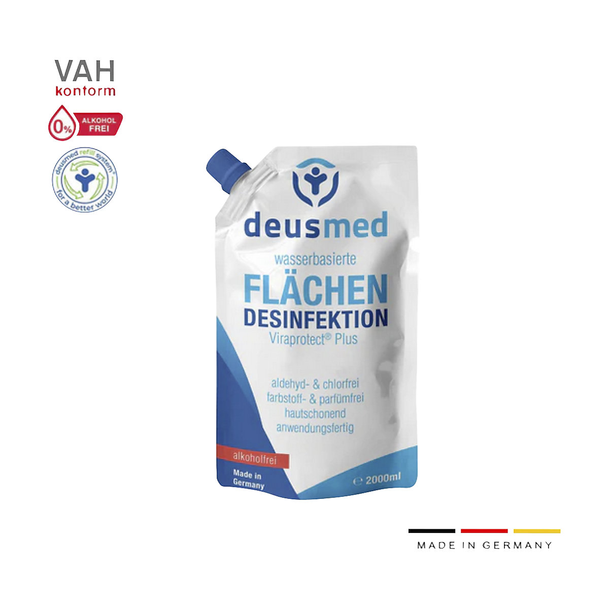 Flächendesinfektion deusmed®, alkoholfrei