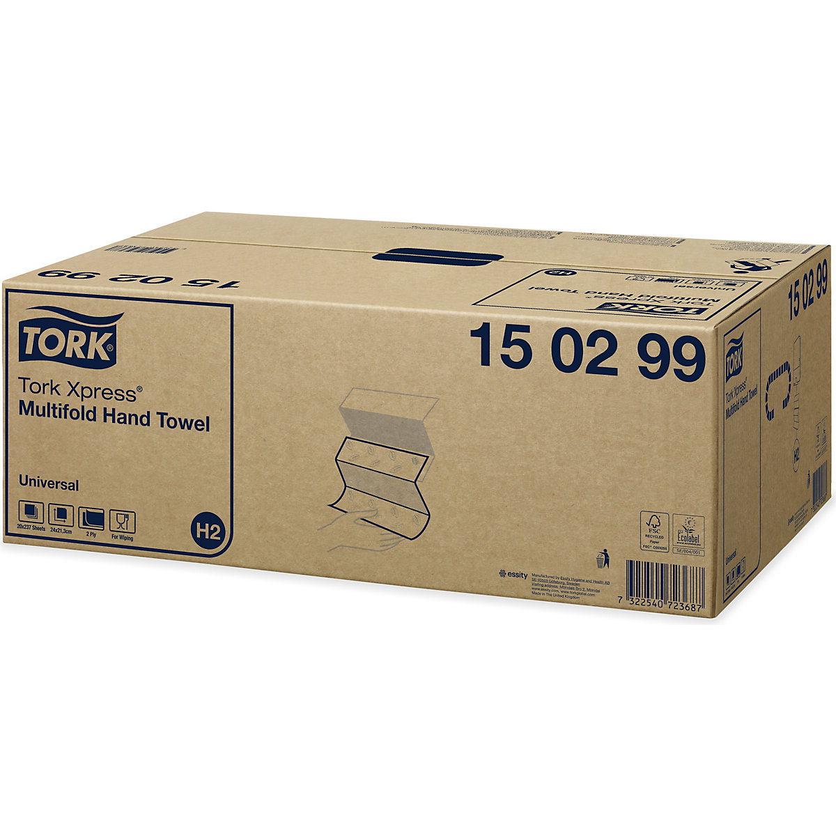 Falthandtücher Xpress® TORK (Produktabbildung 3)-2