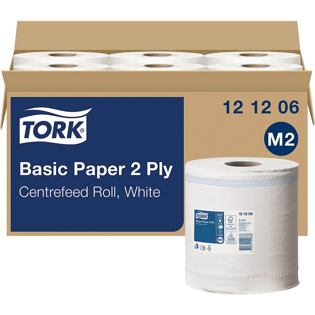 Standard-Papierwischtücher Innenabrollung TORK (Produktabbildung 22)-21