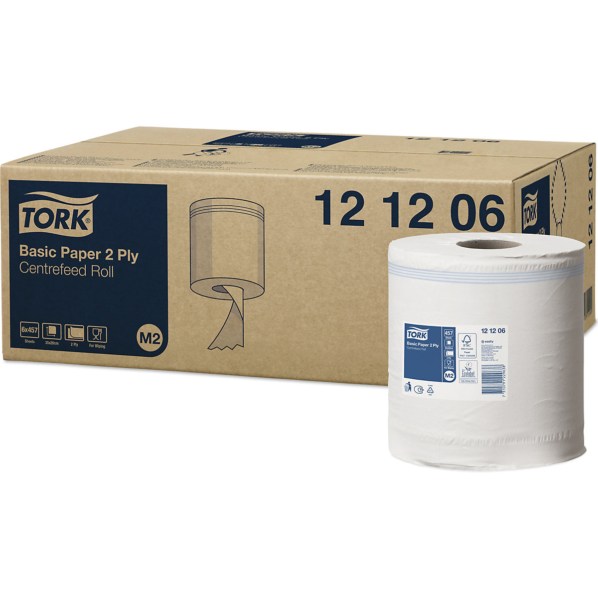 Standard-Papierwischtücher Innenabrollung TORK (Produktabbildung 23)-22