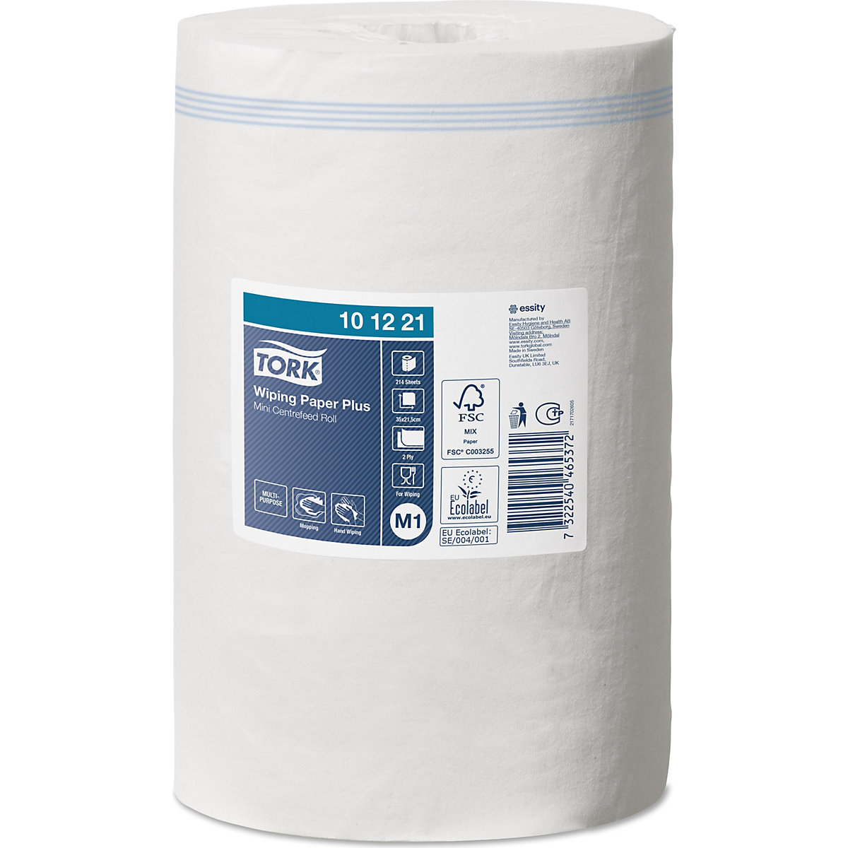 Starke Mehrzweck-Papierwischtücher Mini Innenabrollung TORK (Produktabbildung 2)-1