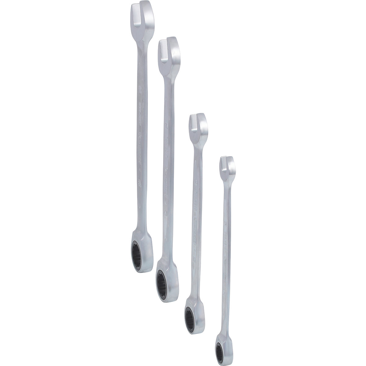 Set de chei inelare cu clichet GEARplus – KS Tools (Imagine produs 2)-1