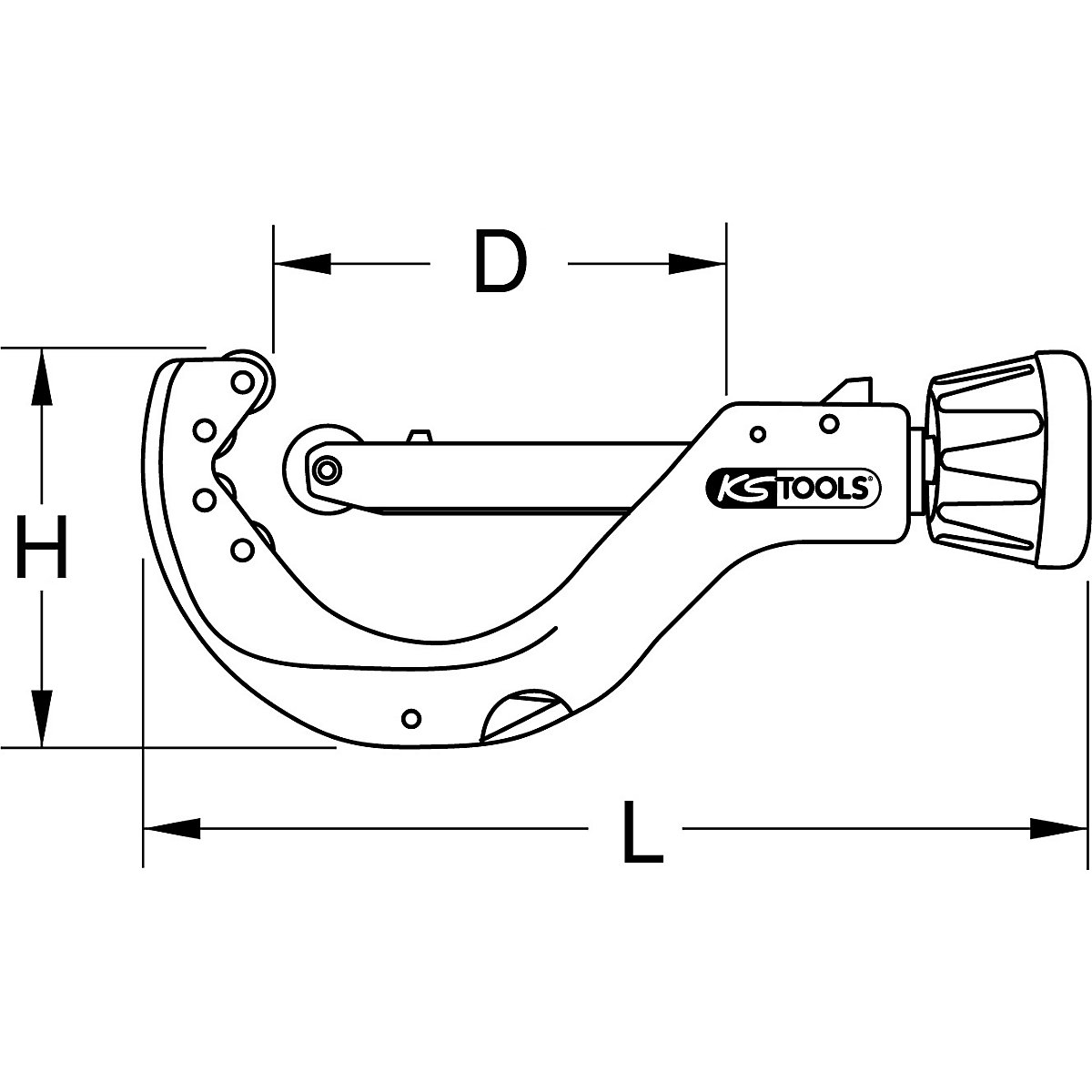 Dispozitiv automat pentru tăiat țevi – KS Tools (Imagine produs 4)-3