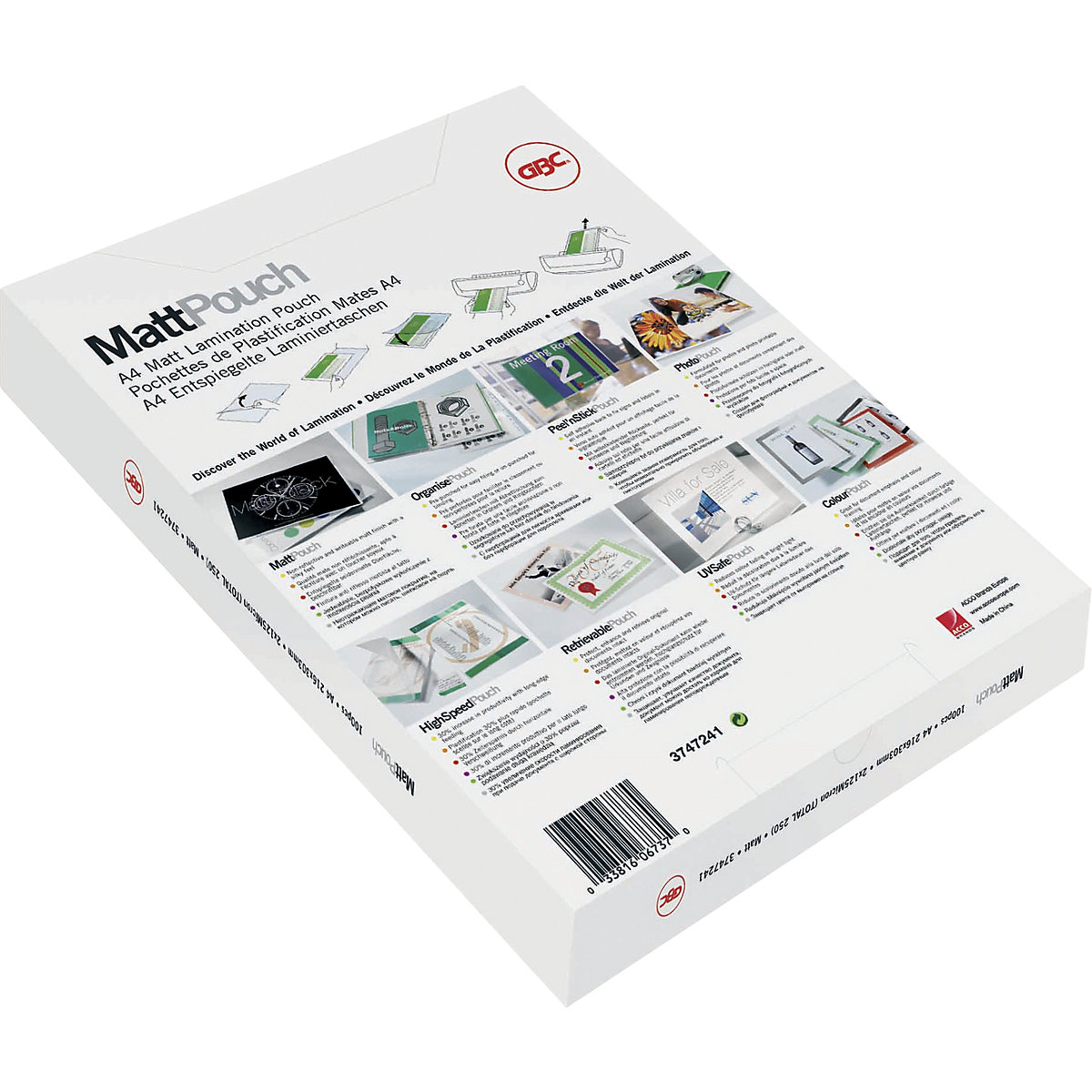 Folija za plastificiranje Matt™ bez sjaja – GBC (Prikaz proizvoda 2)-1