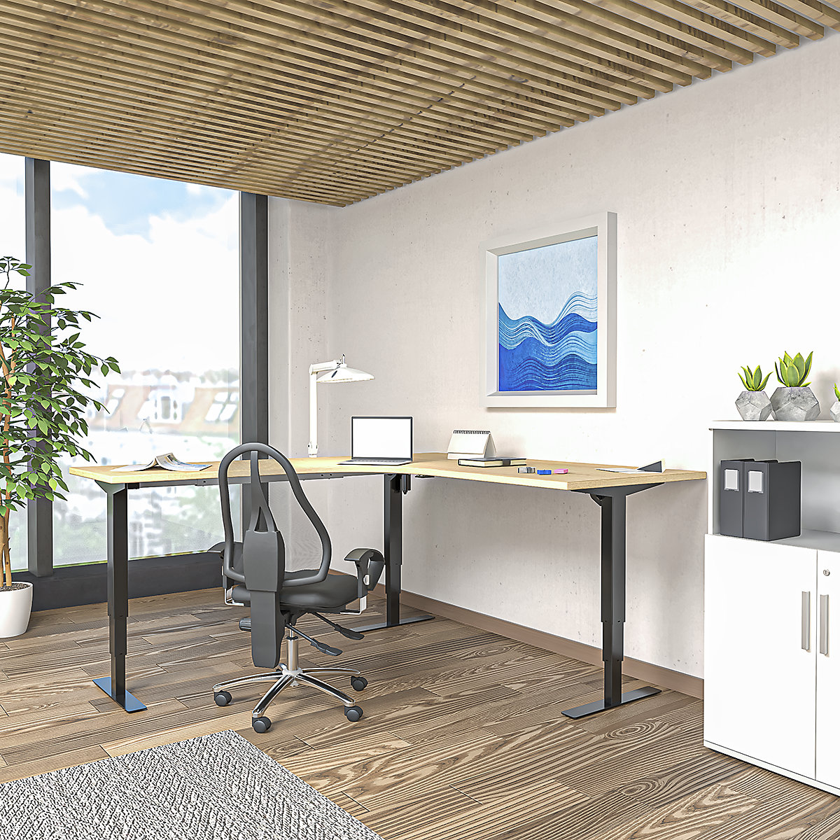 Pisaći stol Atlanta, električno namještanje visine (Prikaz proizvoda 6)-5