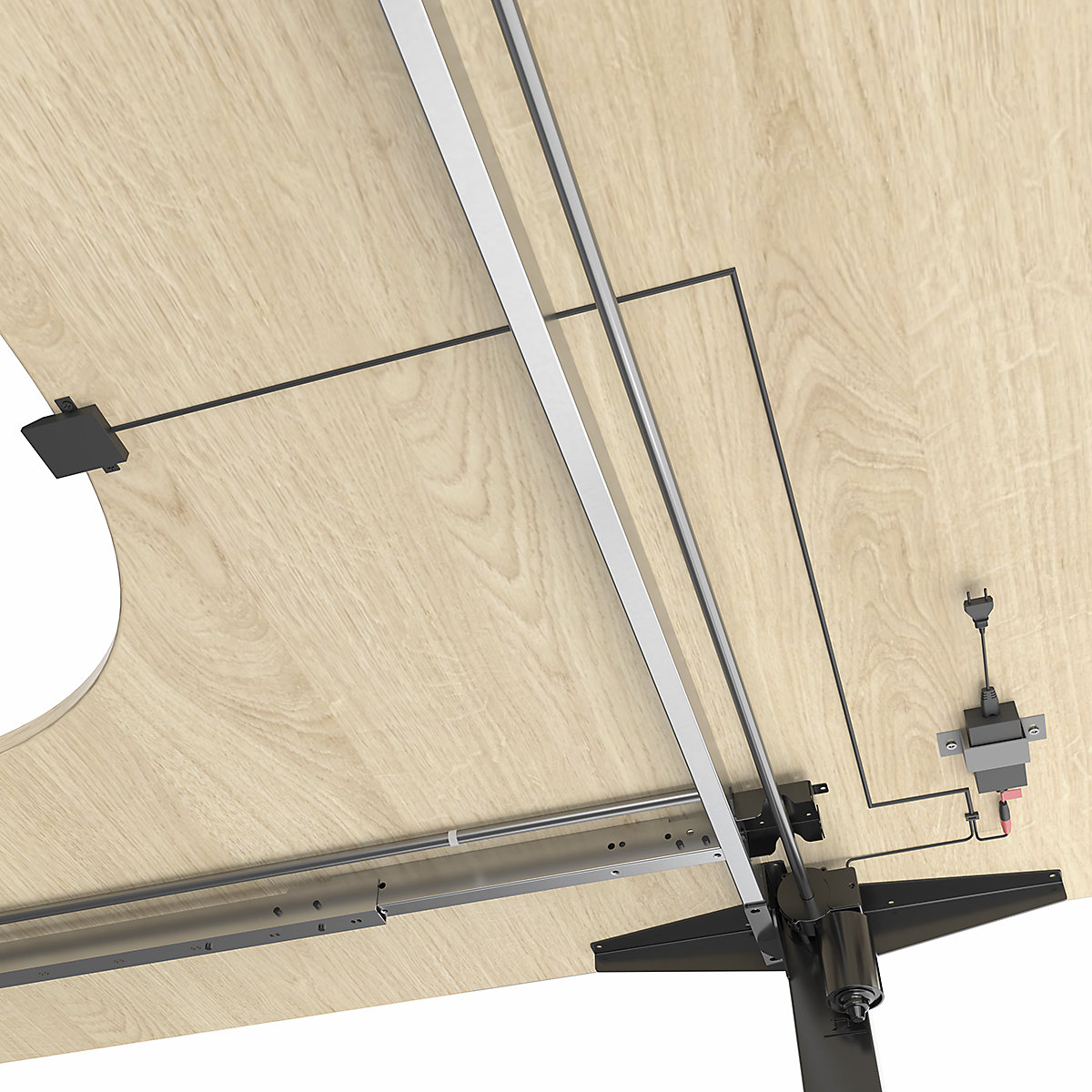 Pisaći stol Atlanta, električno namještanje visine (Prikaz proizvoda 7)-6