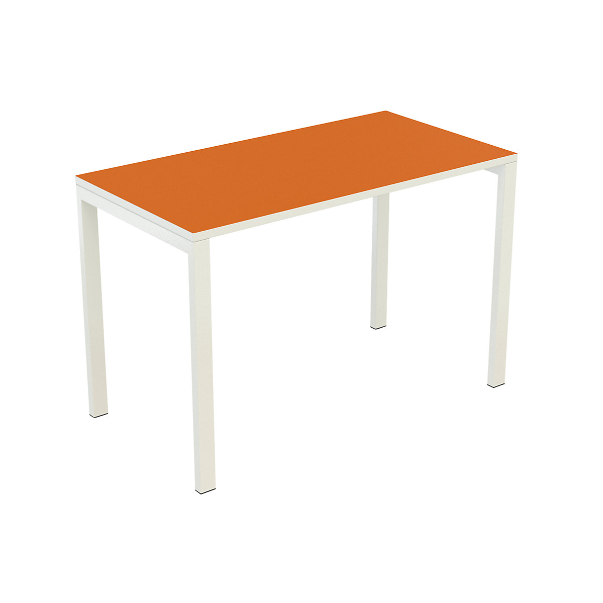 Kompaktni pisaći stol easyDesk® – Paperflow, VxŠxD 750 x 1140 x 600 mm, u narančastoj boji-4