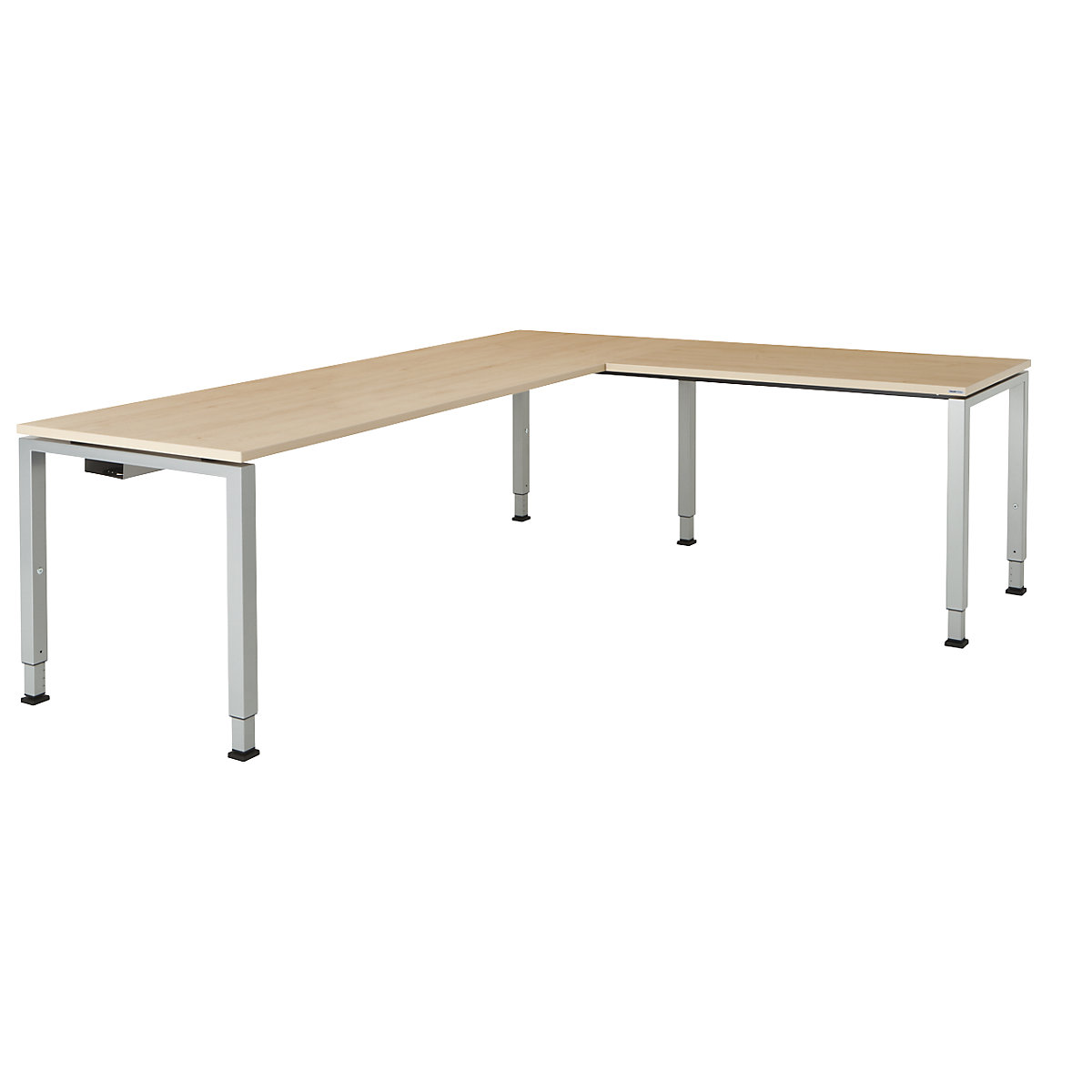 Pisaći stol, povezan, kvadratno/pravokutno podnožje – mauser