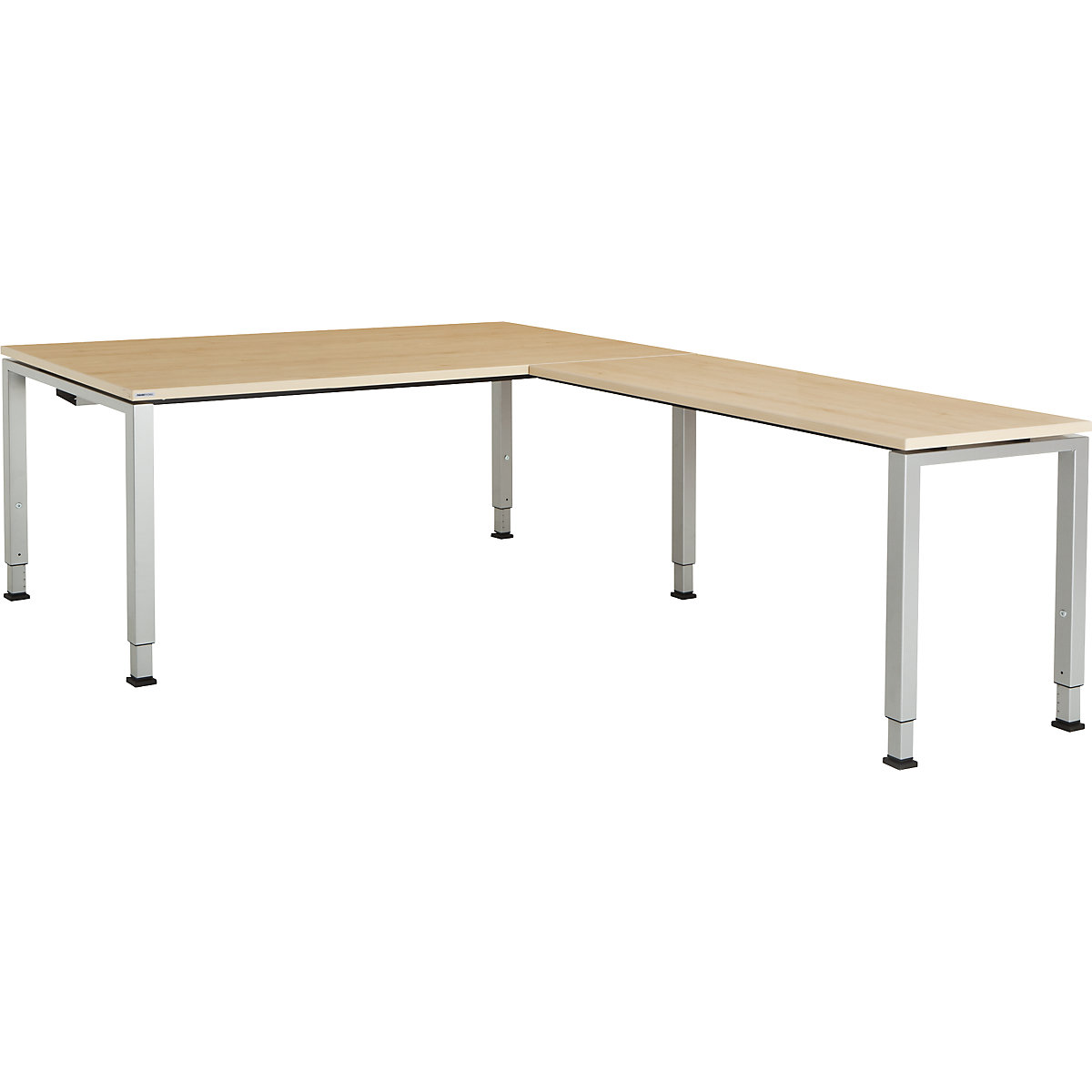 Pisaći stol, povezan, kvadratno/pravokutno podnožje - mauser