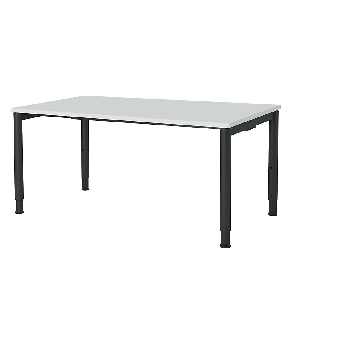 Pravokutni stol, podnožje od okrugle cijevi – mauser