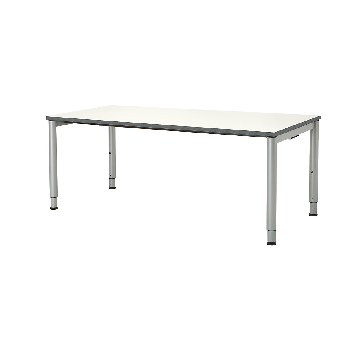 Pravokutni stol, podnožje od okrugle cijevi – mauser