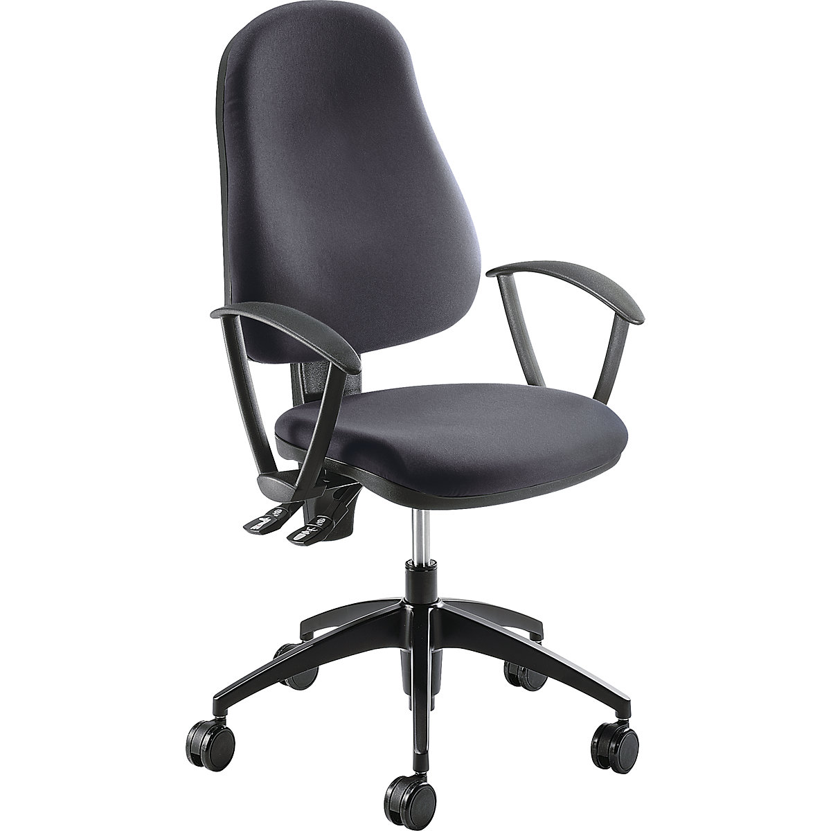 Udobna okretna stolica, visina naslona za leđa 520 mm – eurokraft pro (Prikaz proizvoda 10)-9