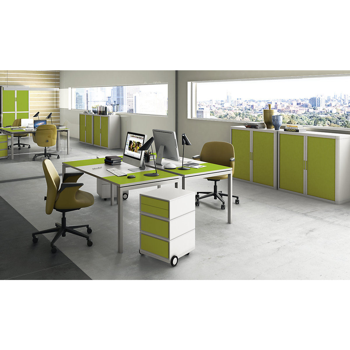 Ormar s rolo vratima easyOffice® – Paperflow (Prikaz proizvoda 19)