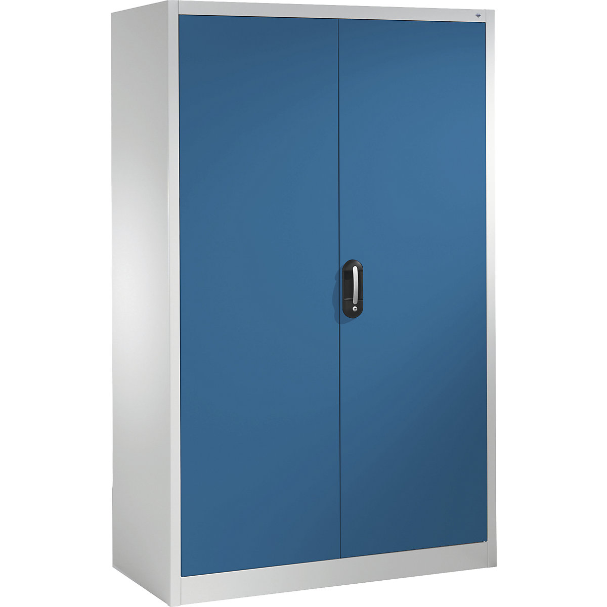 Univerzalni ormar ACURADO – C+P, ŠxD 1200 x 600 mm, u svijetlosivoj / encijan plavoj boji