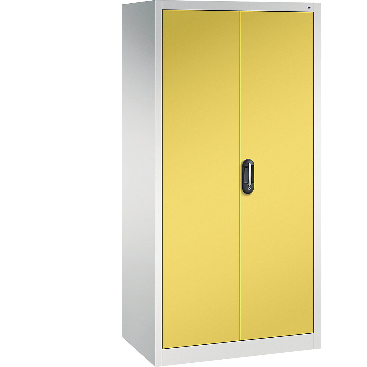 Univerzalni ormar ACURADO – C+P, ŠxD 930 x 600 mm, u svijetlo sivoj / žutoj boji