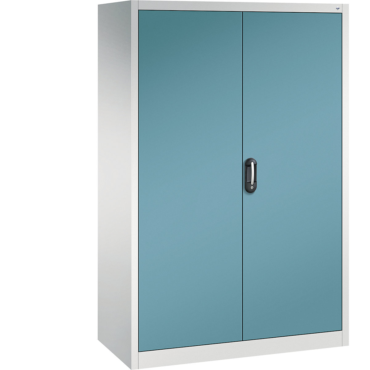 Univerzalni ormar ACURADO – C+P, ŠxD 1200 x 600 mm, u svijetlosivoj / plavoj boji