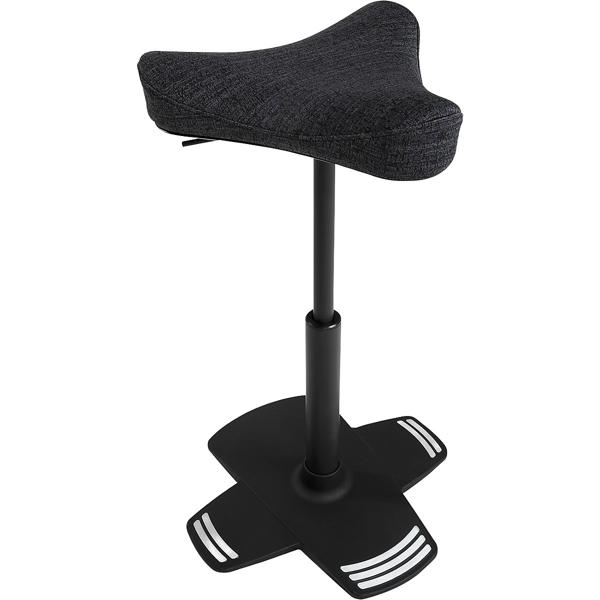 Visoki stolac SITNESS FALCON – Topstar, s ergonomski oblikovanim sedlastim sjedalom, presvlaka u crnoj boji-7