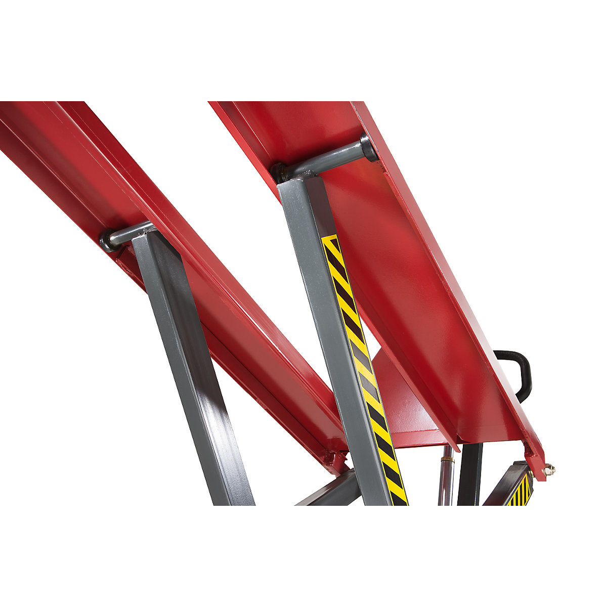 Paletowy wózek nożycowy, hydraulika ręczna – eurokraft basic (Zdjęcie produktu 3)-2