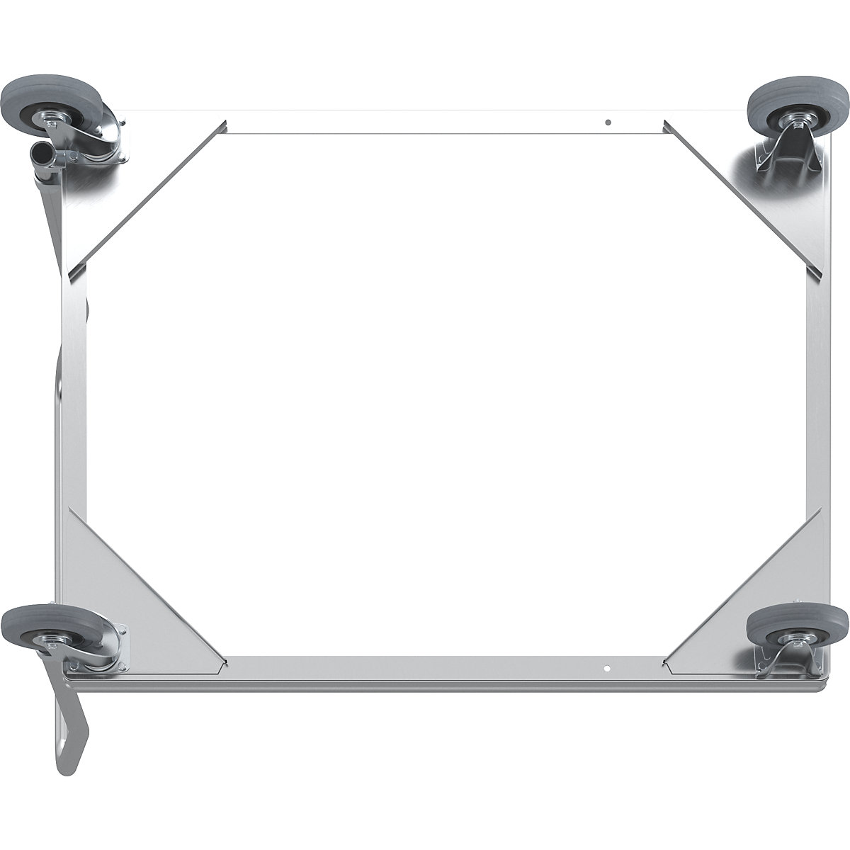 Podwozie z aluminium, wys. ładunkowa 150 mm – Gmöhling (Zdjęcie produktu 5)-4