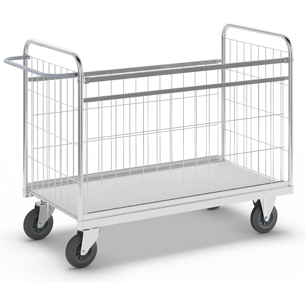 Ocynkowany wózek do transportu paczek &ndash; Kongamek