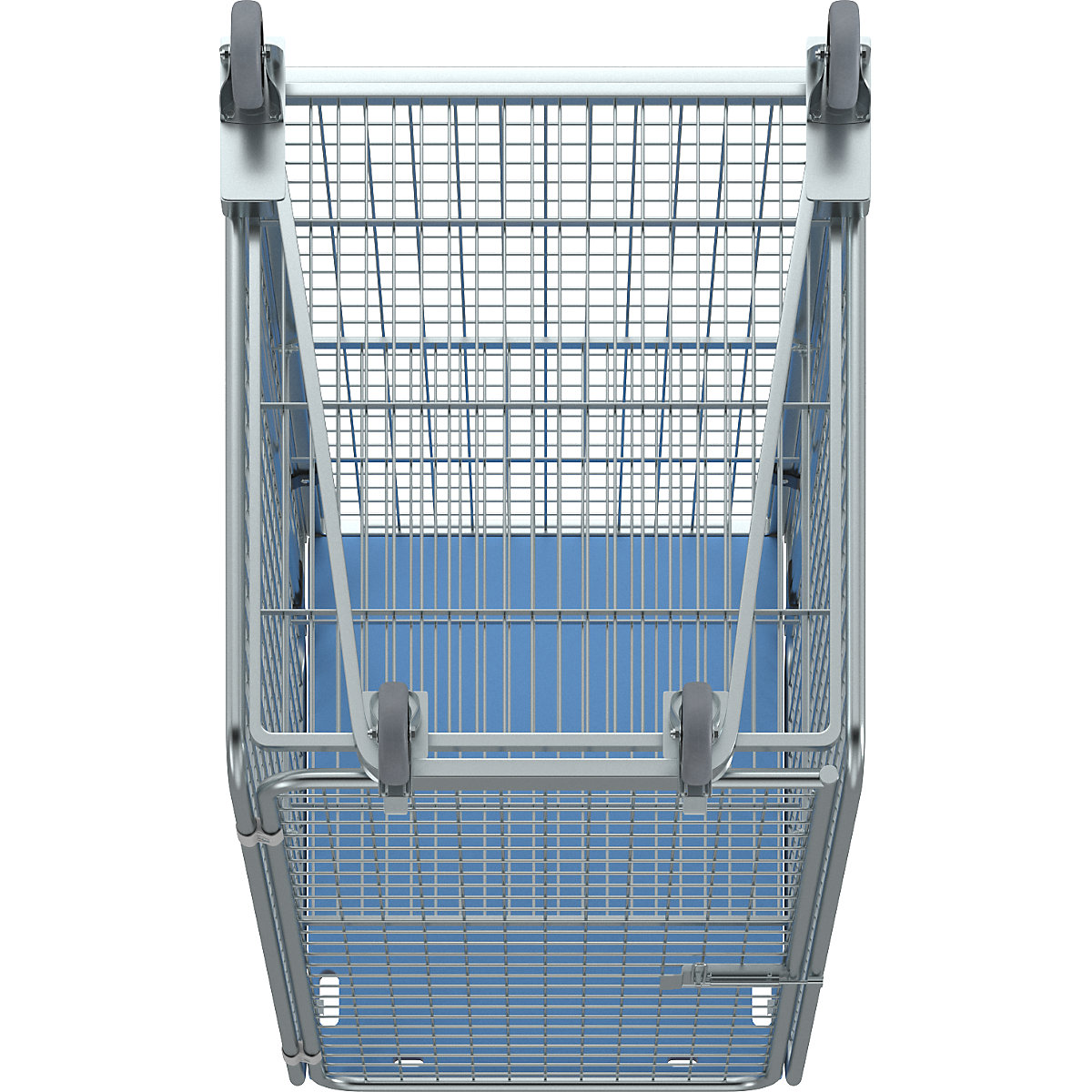Pojemnik na rolkach, z zabezpieczeniem przed kradzieżą (Zdjęcie produktu 5)-4
