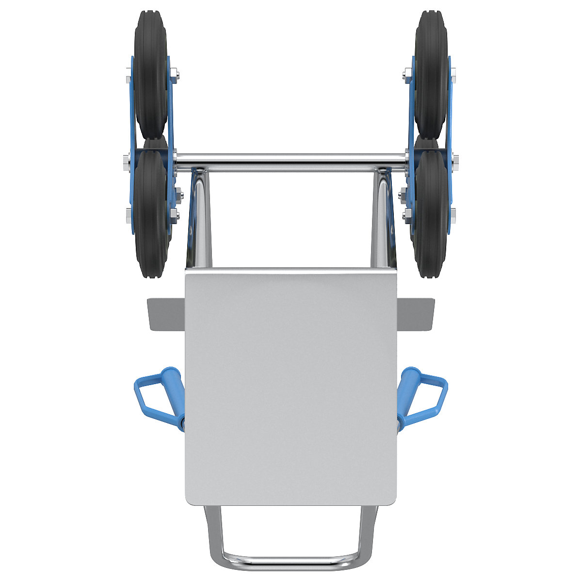 Aluminiowa taczka transportowa do jazdy po schodach – eurokraft basic (Zdjęcie produktu 19)-18