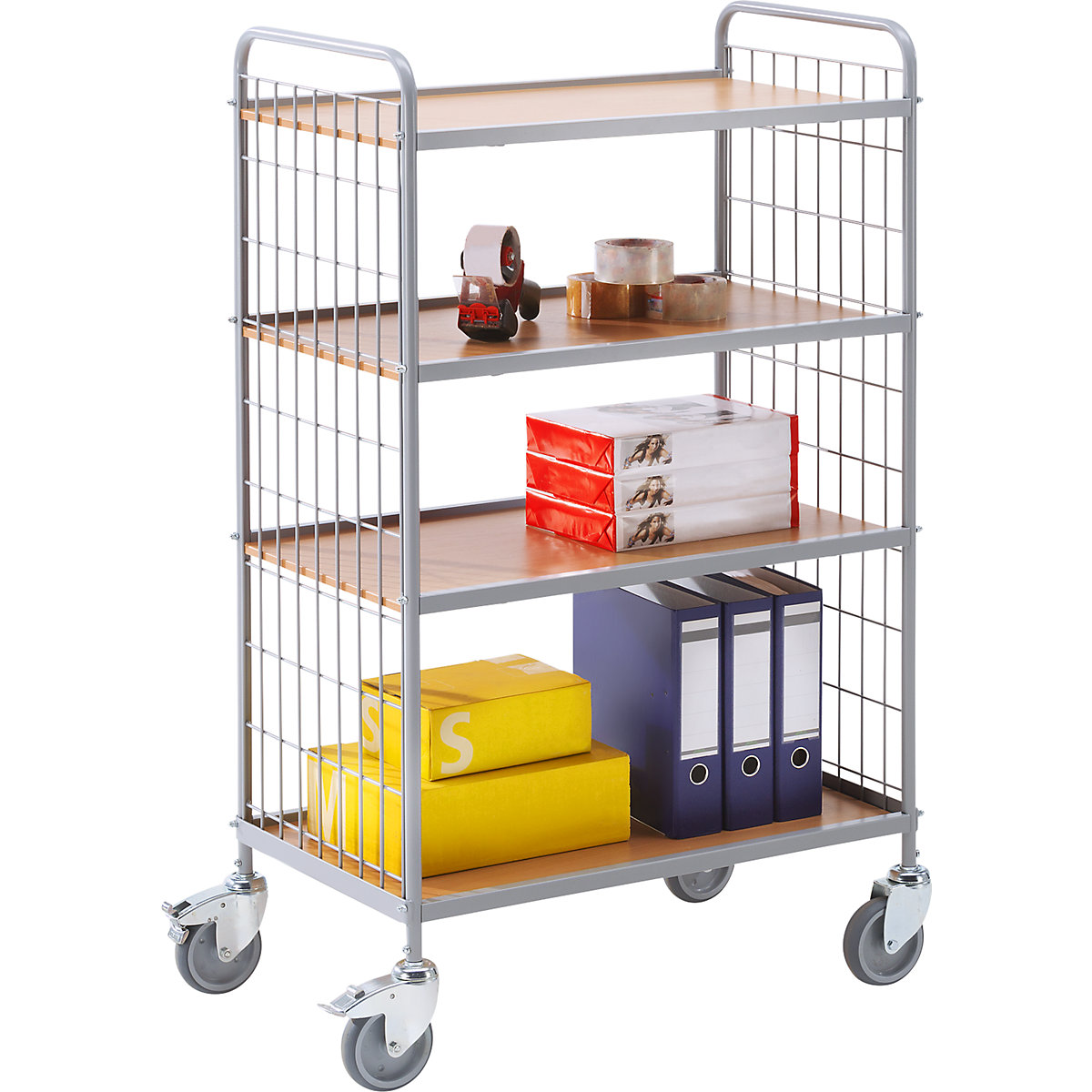 Biurowy wózek piętrowy – eurokraft pro (Zdjęcie produktu 2)-1