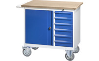 Stół warsztatowy, ruchomy