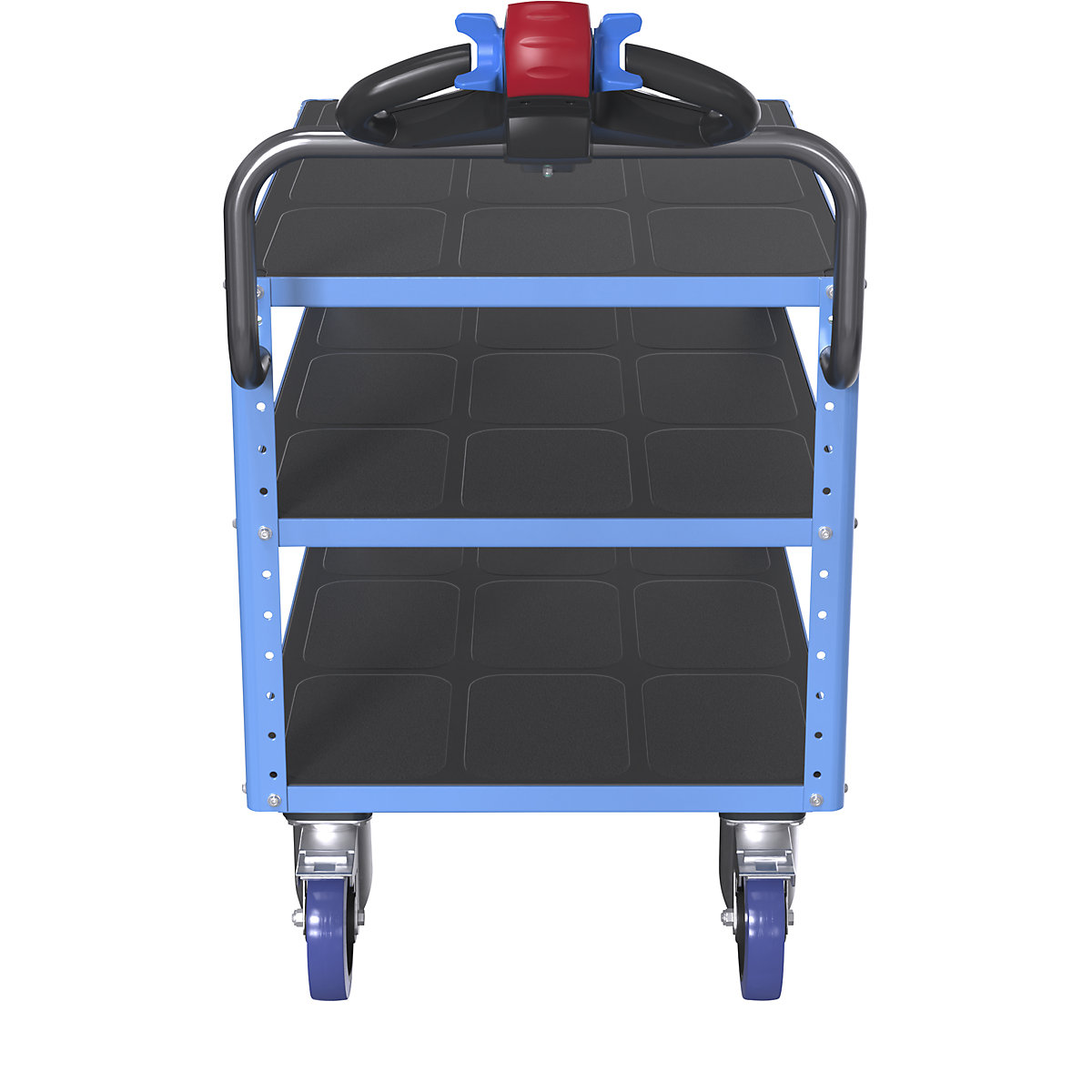 Wózek montażowy CustomLine z napędem elektrycznym – eurokraft pro (Zdjęcie produktu 2)-1