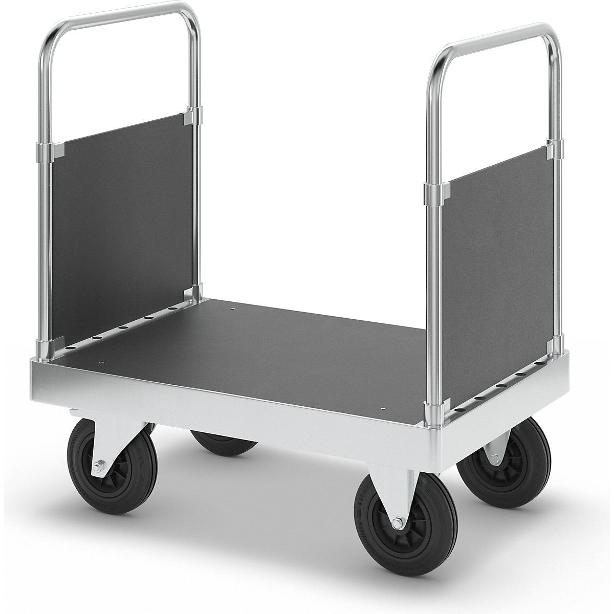 Ocynkowany wózek platformowy JUMBO – Kongamek (Zdjęcie produktu 6)-5
